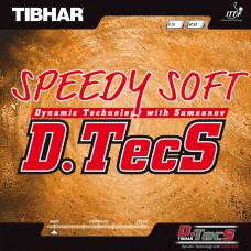 Накладка Tibhar SPEEDY SOFT D.TECS 1,5 красная