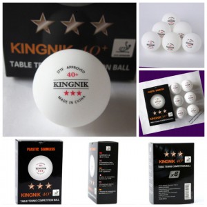 KINGNIK Мячи пластиковые  *** 40+ 6 шт. белые