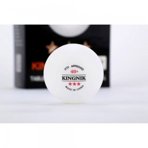 KINGNIK Мячи пластиковые  *** 40+ 6 шт. белые