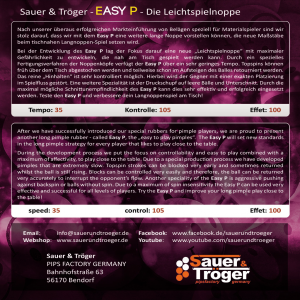 Накладка Sauer&Troger EASY P
