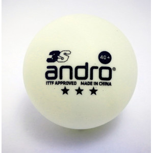 Andro Мячи пластиковые SPEEDBALL 3S *** 40+ 9 шт. в цилиндре белые