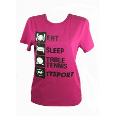 Футболка TTSPORT ЖИЗНЬ ТЕННИСИСТА бордовый
