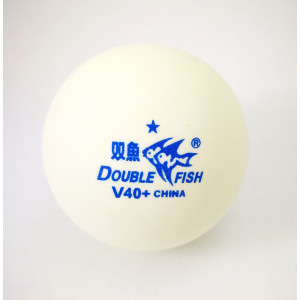 Double Fish Мячи пластиковые  VOLANT * 40+ 10 шт. белые