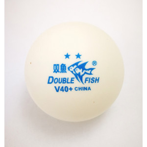 Double Fish Мячи пластиковые  VOLANT ** 40+ 10 шт. белые