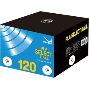 Yasaka Мячи пластиковые SELECT * 40+ 120 шт. белые