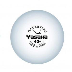 Yasaka Мячи пластиковые SELECT * 40+ 120 шт. белые