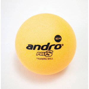 Andro Мячи пластиковые POLY-S * 40+ 72 шт. желтые