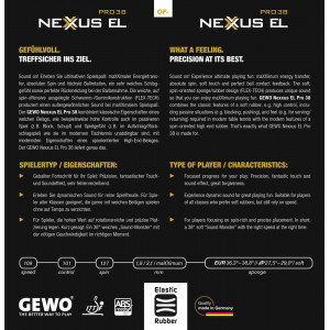 Накладка Gewo NEXXUS EL PRO 38