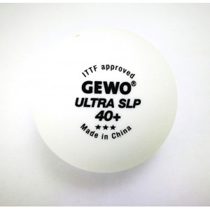 GEWO Мячи пластиковые ULTRA SLP *** 40+ 6 шт. в цилиндре белые