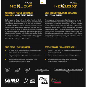 Накладка Gewo NEXXUS XT PRO 50 HARD