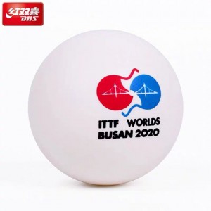 DHS Мячи пластиковые DJ40+ WTTC ITTF BUSAN 2020  ***  6 шт. белые