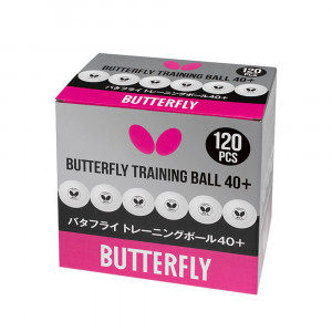 Butterfly Мячи тренировочные 40+ 120 шт. белые
