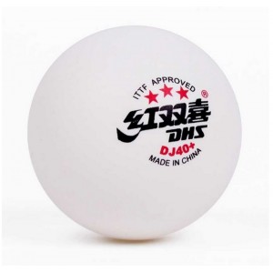 DHS Мячи пластиковые DJ40+ *** TOKYO 2020/DOHA 2021 ITTF 6 шт. белые