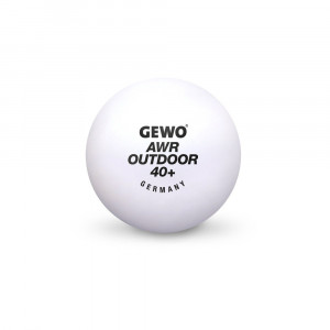 GEWO Мячи пластиковые AWR OUTDOOR 40+ 6 шт. белые