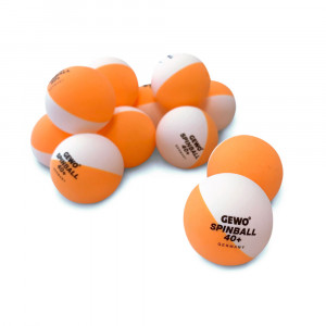 GEWO Мячи пластиковые SPINBALL 40+ 12 шт. двухцветные