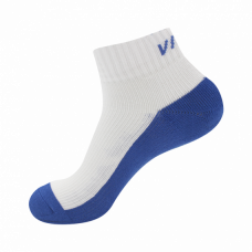 Носки VICTAS V-SOCKS 514 короткие белый синий 37-39 (S)