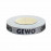 Торцевая лента на ракетку Gewo 9 мм серебристый черный