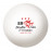 Double Fish Мячи пластиковые  ***40+ PARIS OLYMPIC BALLS 6 шт. белые