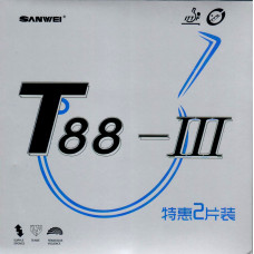 Накладка Sanwei T88-III DOUBLE KIT набор max (красная+ черная)