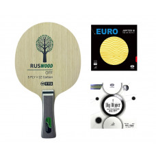 Ракетка TTS (RUSWOOD Z-CARBON OFF FL +YINHE JUPITER III EURO+YINHE BIG DIPPER)