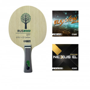 Ракетка TTS (RUSWOOD Z-CARBON OFF FL + Gewo ELAXXON EFT 50,0 + Gewo NEXXUS EL PRO 38)