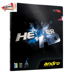 Накладка Andro HEXER HD 2,1 красная, УЦЕНКА*