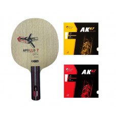 Ракетка TTS (TTS APOLLO 7 + PALIO AK47 YELLOW + PALIO AK47 RED)